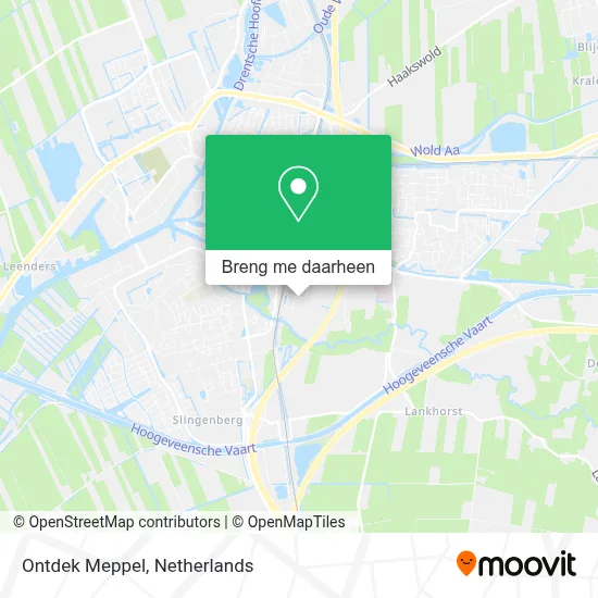 Ontdek Meppel kaart
