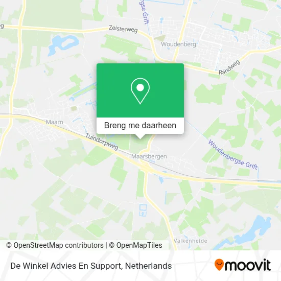 De Winkel Advies En Support kaart