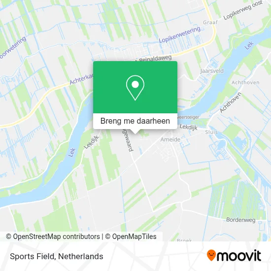 Sports Field kaart