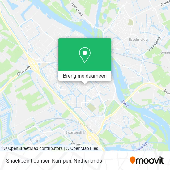 Snackpoint Jansen Kampen kaart