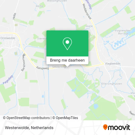 Westerwolde kaart