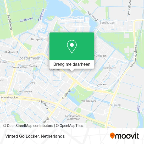 Vinted Go Locker kaart
