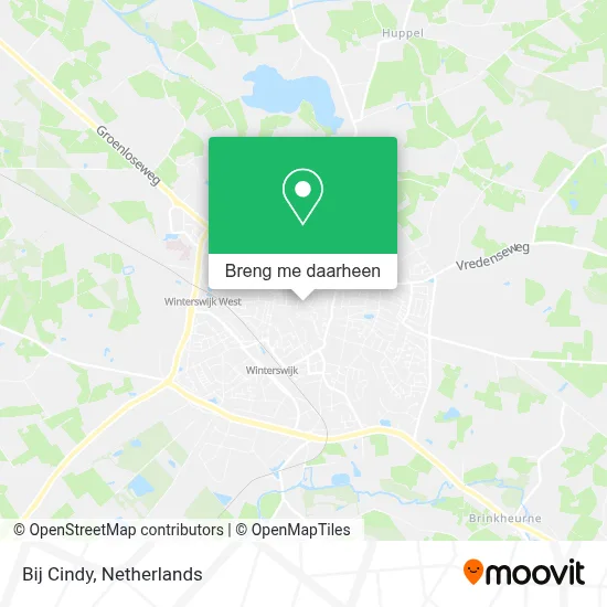 Bij Cindy kaart