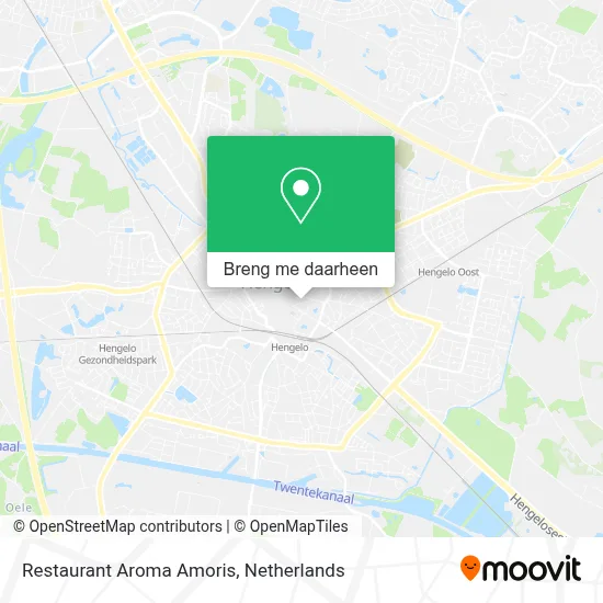 Restaurant Aroma Amoris kaart