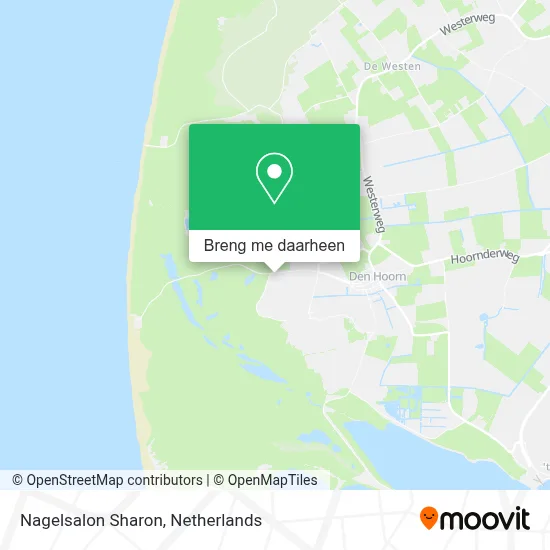 Nagelsalon Sharon kaart