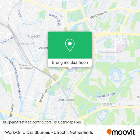 Work-On Uitzendbureau - Utrecht kaart