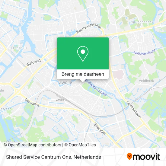 Shared Service Centrum Ons kaart