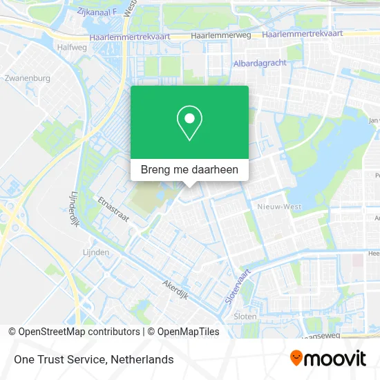One Trust Service kaart