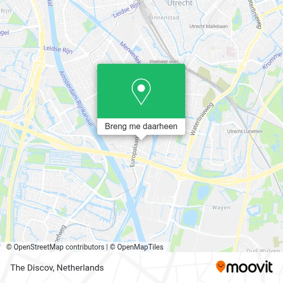 The Discov kaart