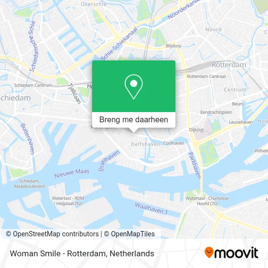 Woman Smile - Rotterdam kaart