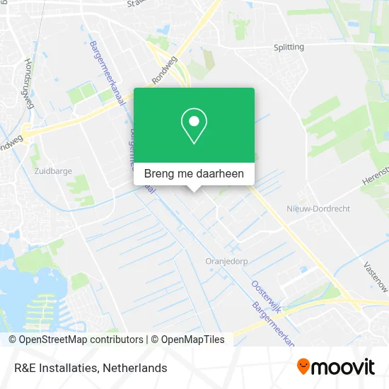R&E Installaties kaart