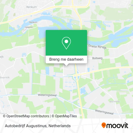 Autobedrijf Augustinus kaart