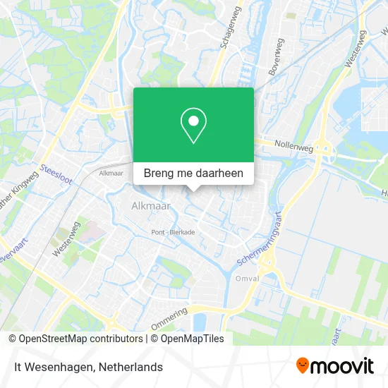 It Wesenhagen kaart