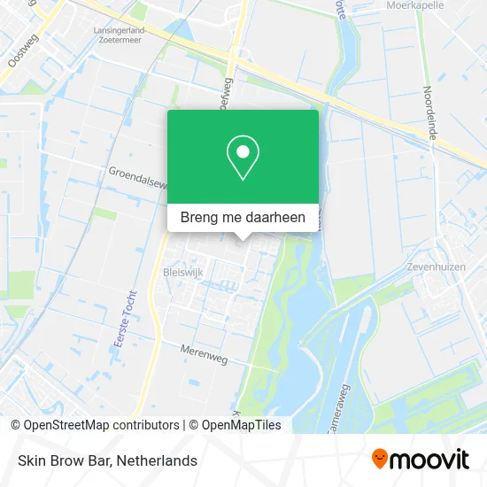 Skin Brow Bar kaart