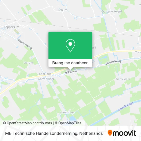 MB Technische Handelsonderneming kaart