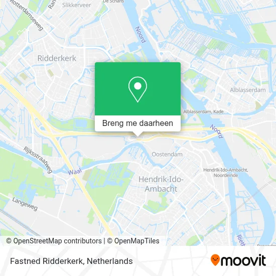 Fastned Ridderkerk kaart