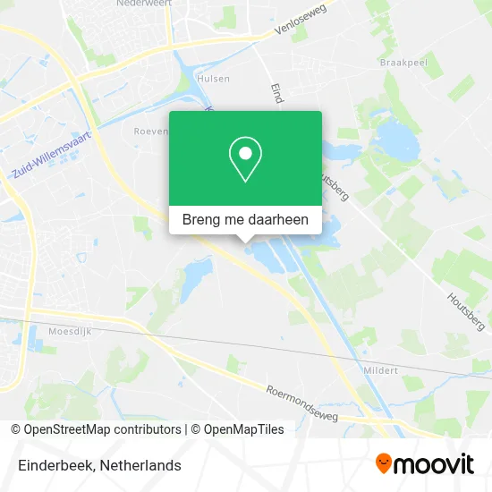 Einderbeek kaart