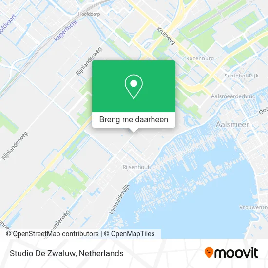 Studio De Zwaluw kaart