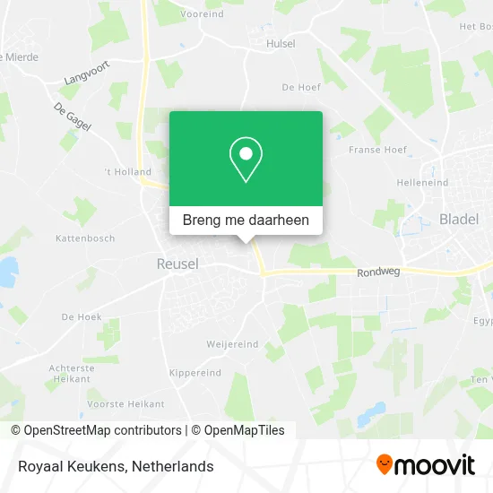 Royaal Keukens kaart