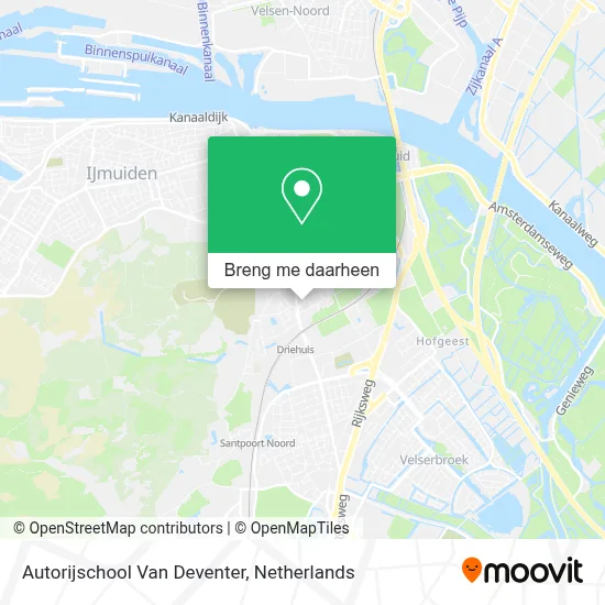 Autorijschool Van Deventer kaart
