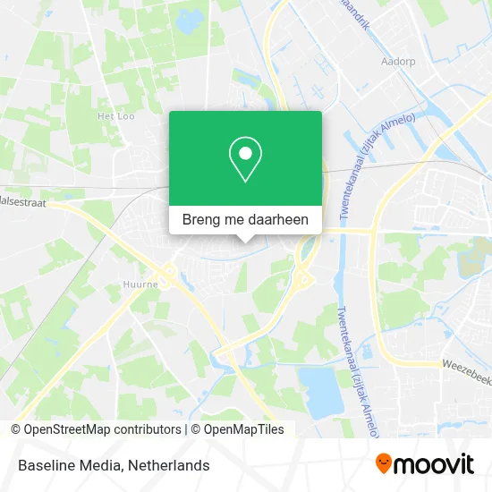 Baseline Media kaart