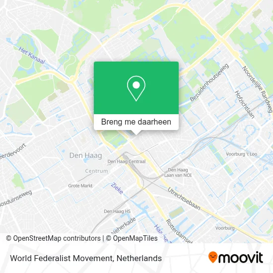 World Federalist Movement kaart