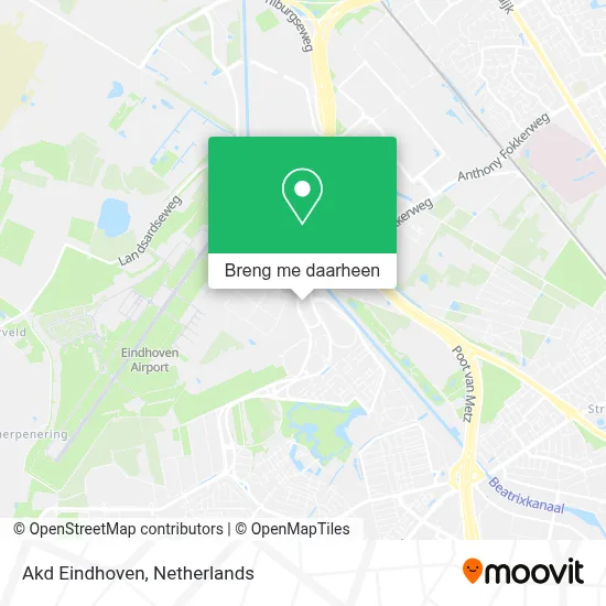 Akd Eindhoven kaart