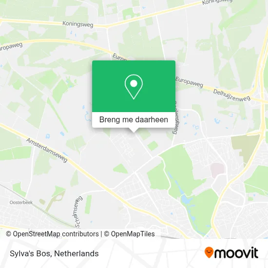 Sylva's Bos kaart