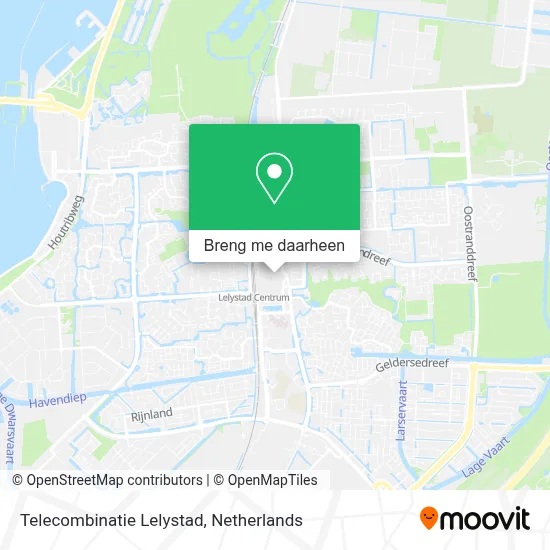 Telecombinatie Lelystad kaart