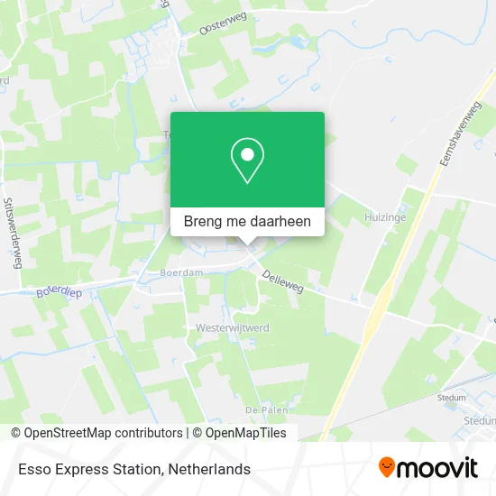 Esso Express Station kaart
