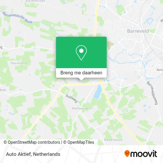Auto Aktief kaart