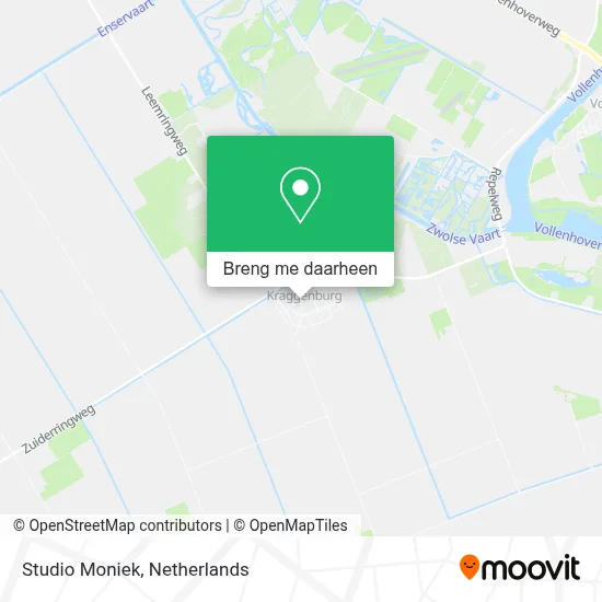 Studio Moniek kaart