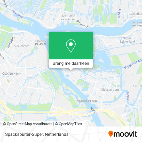 Spackspuiter-Super kaart