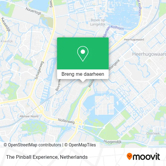 The Pinball Experience kaart