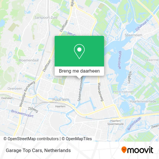 Garage Top Cars kaart