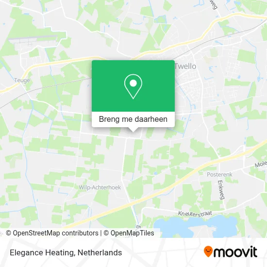 Elegance Heating kaart