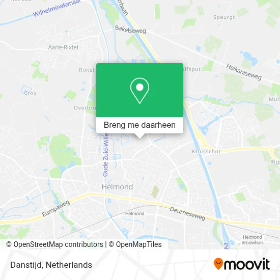Danstijd kaart