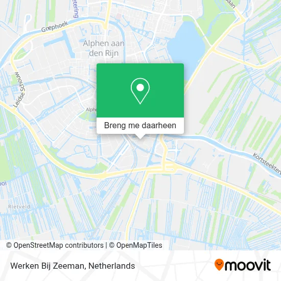Werken Bij Zeeman kaart