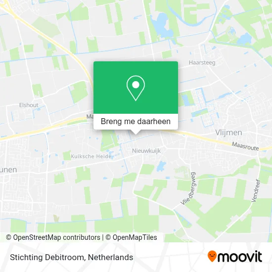 Stichting Debitroom kaart