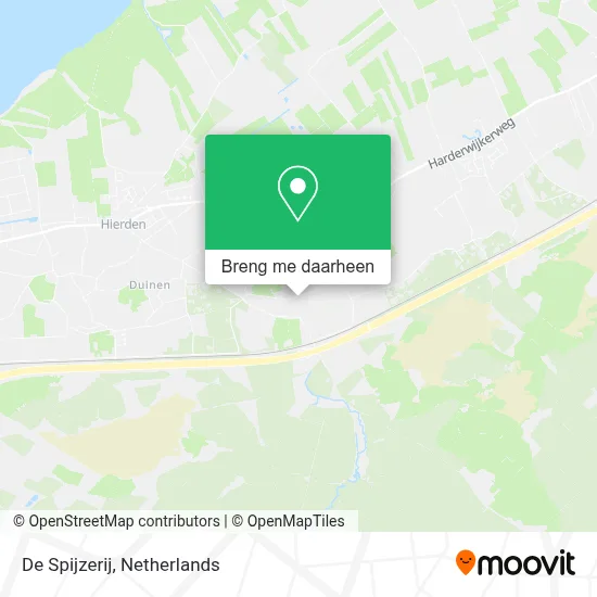 De Spijzerij kaart