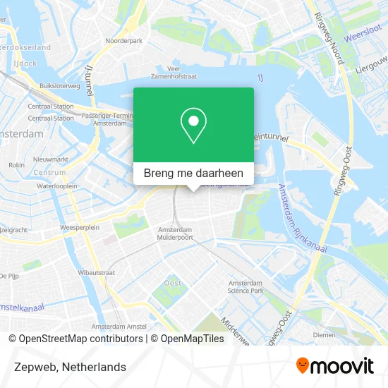Zepweb kaart