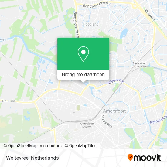 Weltevree kaart