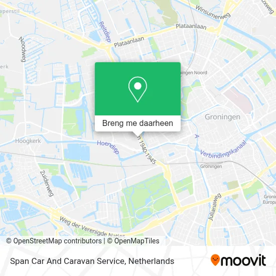 Span Car And Caravan Service kaart