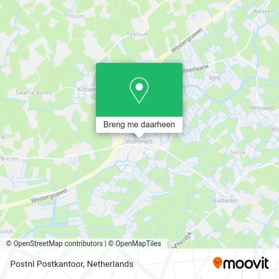 Postnl Postkantoor kaart