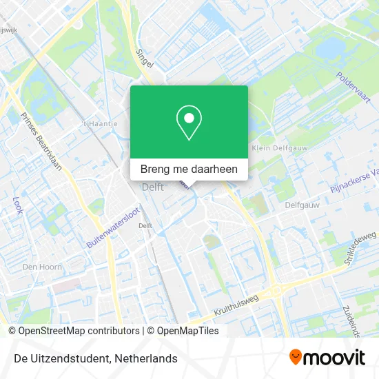 De Uitzendstudent kaart
