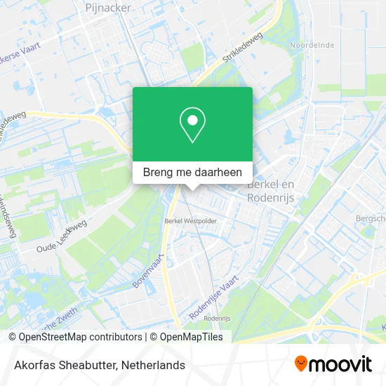 Akorfas Sheabutter kaart