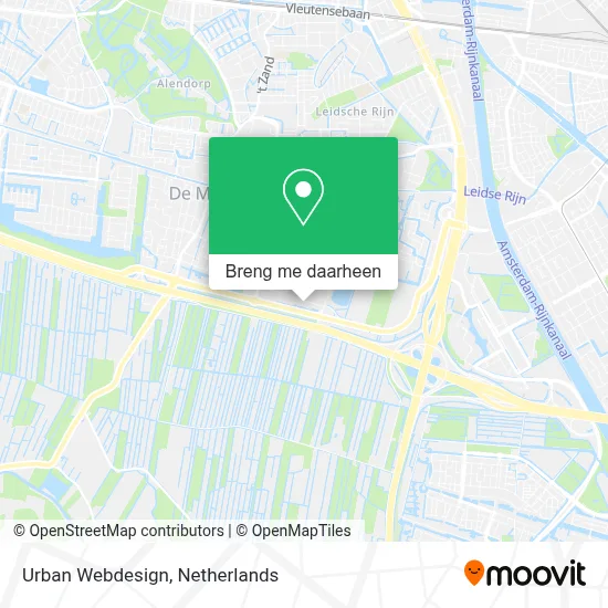 Urban Webdesign kaart