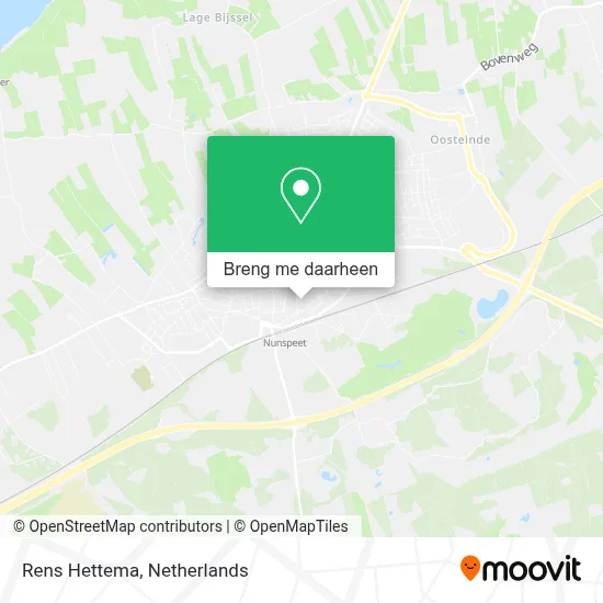 Rens Hettema kaart