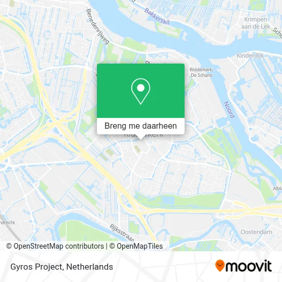 Gyros Project kaart