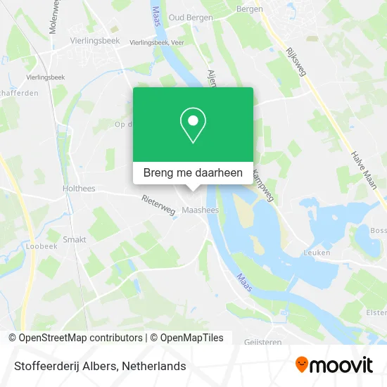 Stoffeerderij Albers kaart